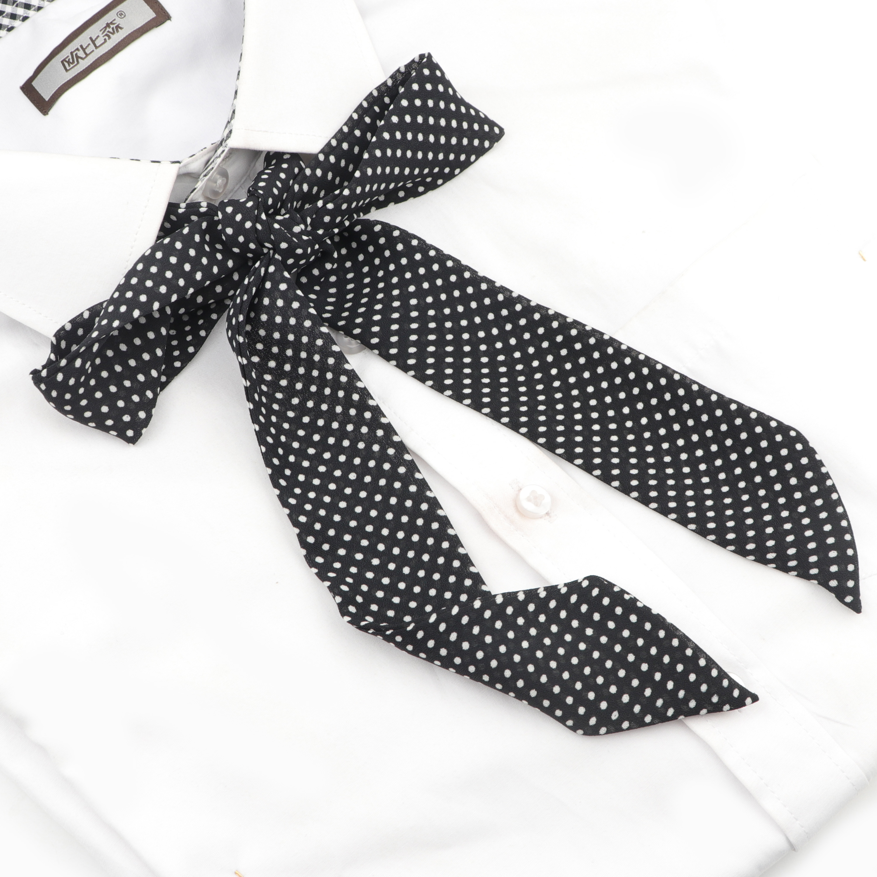 ¡Oferta! 1 lazo de seda para mujeres y niñas, lazos de gasa Lithe, lazos de mariposa a rayas, corbata Vintage, accesorios para el cuello