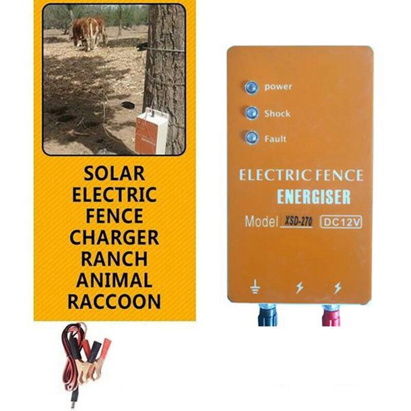 Clôture électrique Solaire Fensecure - 2,4W - 0,04 Joules - 2 Km - Batterie Lithium