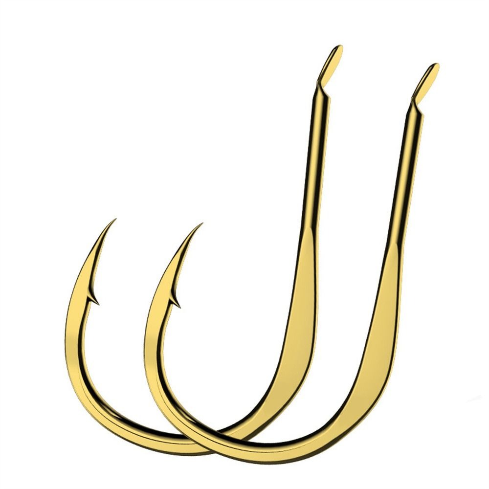 20Pcs/Pack Fishing Hooks High Carbon Steel Golden Single Fishhooks Jig Barbed Hook Carp Sea Fishing Accessorie Tackle: Navy Blue