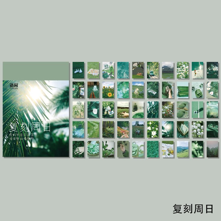 XINAHER 50 unids/set Mini libro rosa de papel Material de basura planificador Scrapbooking decorativo Vintage papel para manualidades DIY: A