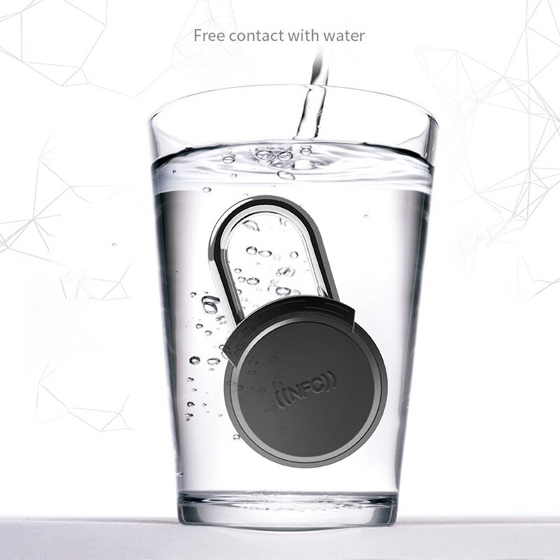 NFC APP Bluetooth Keyless Padlock Nonelectrically Smart Security Anti-Theft Waterproof Rustproof Cabinet Door Lock For Luggage