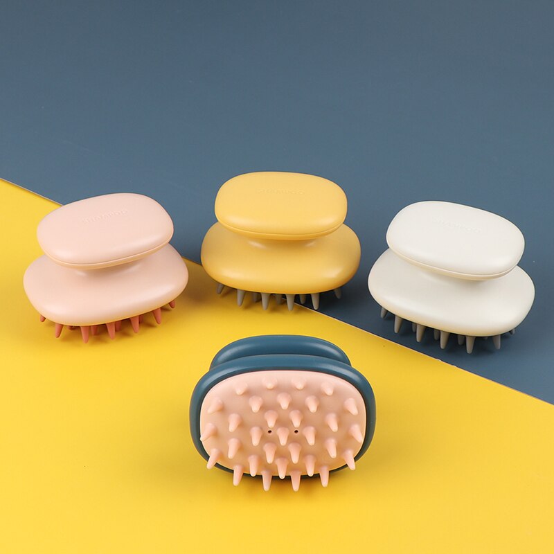 Handheld ABS Scalp Shampoo Massage Brush Washing Shower Hair Comb Mini Head Meridian Massage Comb