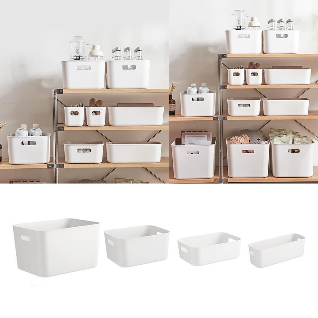 Home Storage Box Basket Container Drawer Organizer Storage Bins Entryway