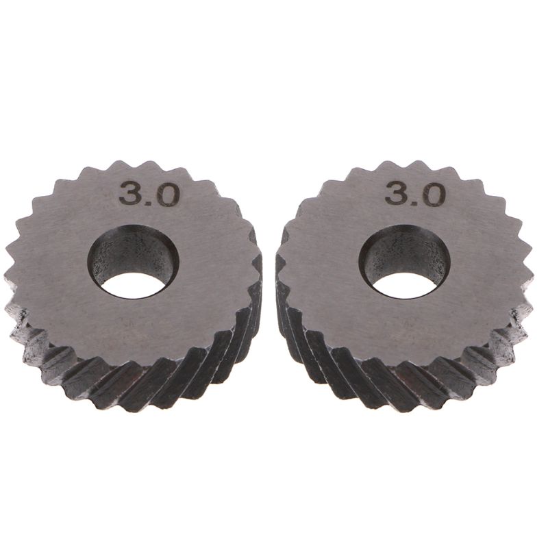 2 sztuk przekątna liniowe radełko koła radełkowanie radełkowanie narzędzie 1.0/1.2/1.8/3.0mm poziom