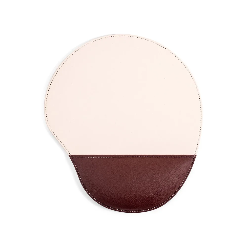 Anti-Slip Wrist Rest Mouse Pad Ergonomic Leather Hand Support Mouse Mat Soft Comfortable Accessories Office: SKY BLUE