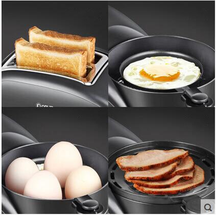 1pc XB-8002 Bread baking household bread maker multi-function Full-automatic breakfast Toaster with boil eggs