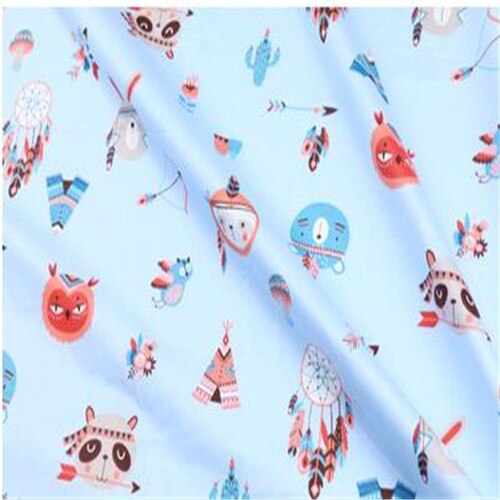 Pandabeer twill katoenen stof diy patchwork quilten naaien knutselen kussens baby huis beddengoed decoratie tilda teido tissus kleding: Nr . .9 / 50 x 160cm 1pc