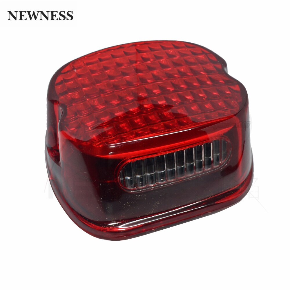 Rood achterlicht voor harley davidson motorfiets, laydown led-achterlicht voor sportster 1200 low  xl1200l road king softail dyna