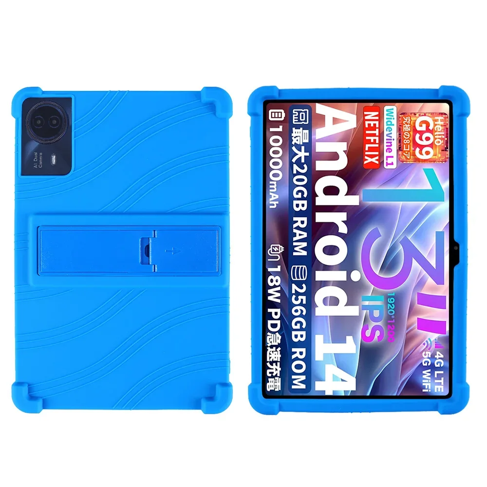 Teclast Tablet Case13-inch voor T65 Max Tablet Beschermhoes Houder Case Tablets Beugel: Blauw