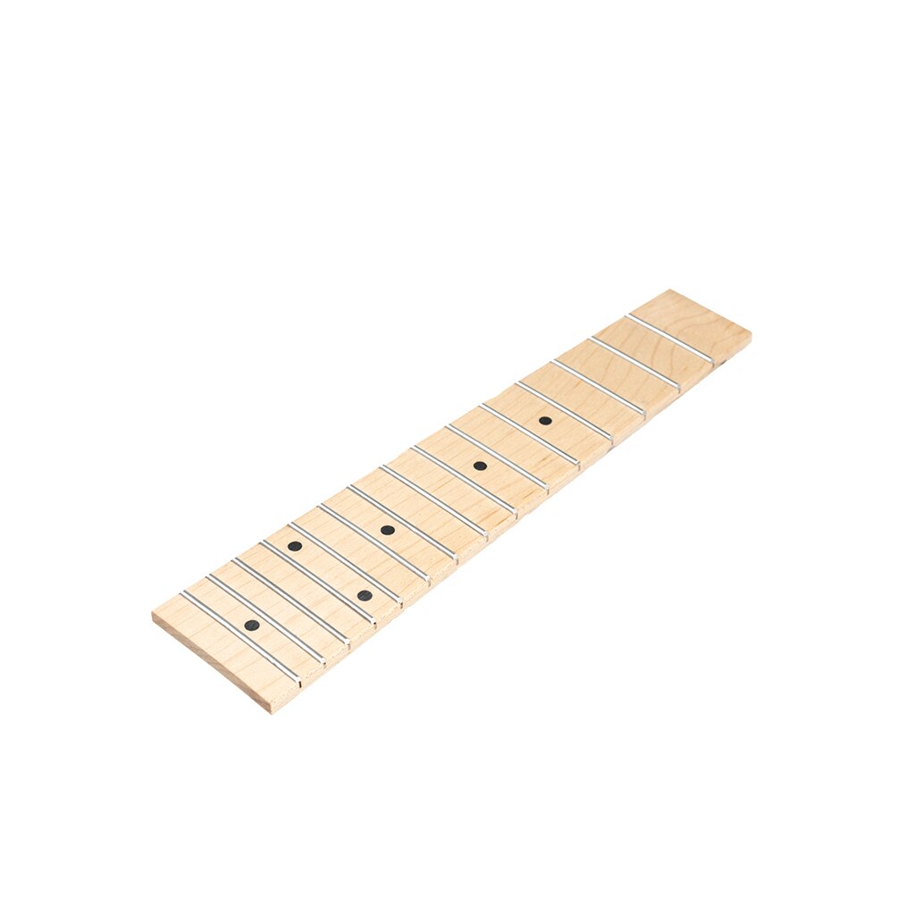 NAOMI 21 "diapasón de ukelele madera de arce 15 trastes diapasón negro con puntos de incrustación de 21 pulgadas Uke