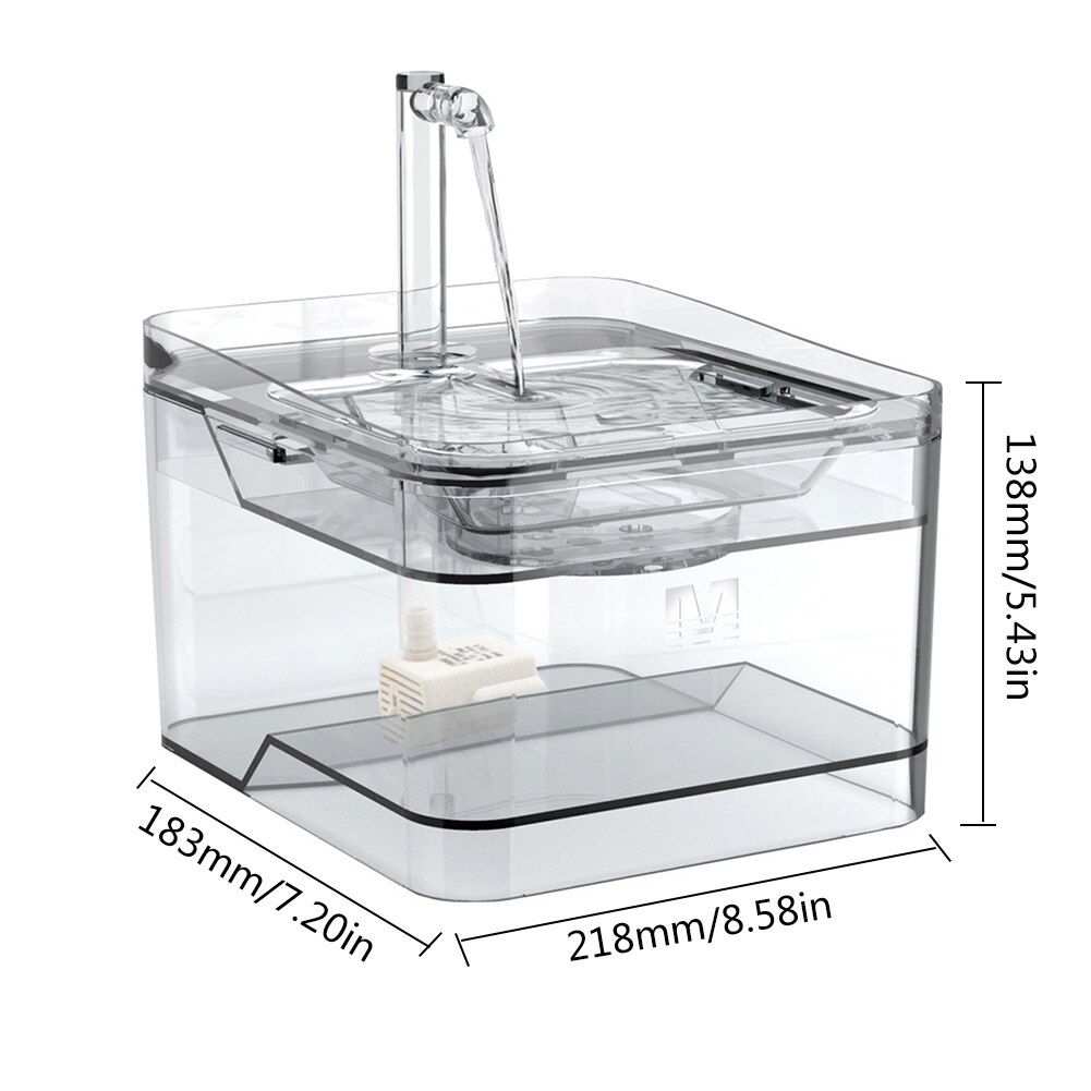 Pet Drinking Fountain Cat Drinking Powl Dog Water Dispenser Intelligent Sensor Ultra-quiet Automatic Pet Water Dispenser