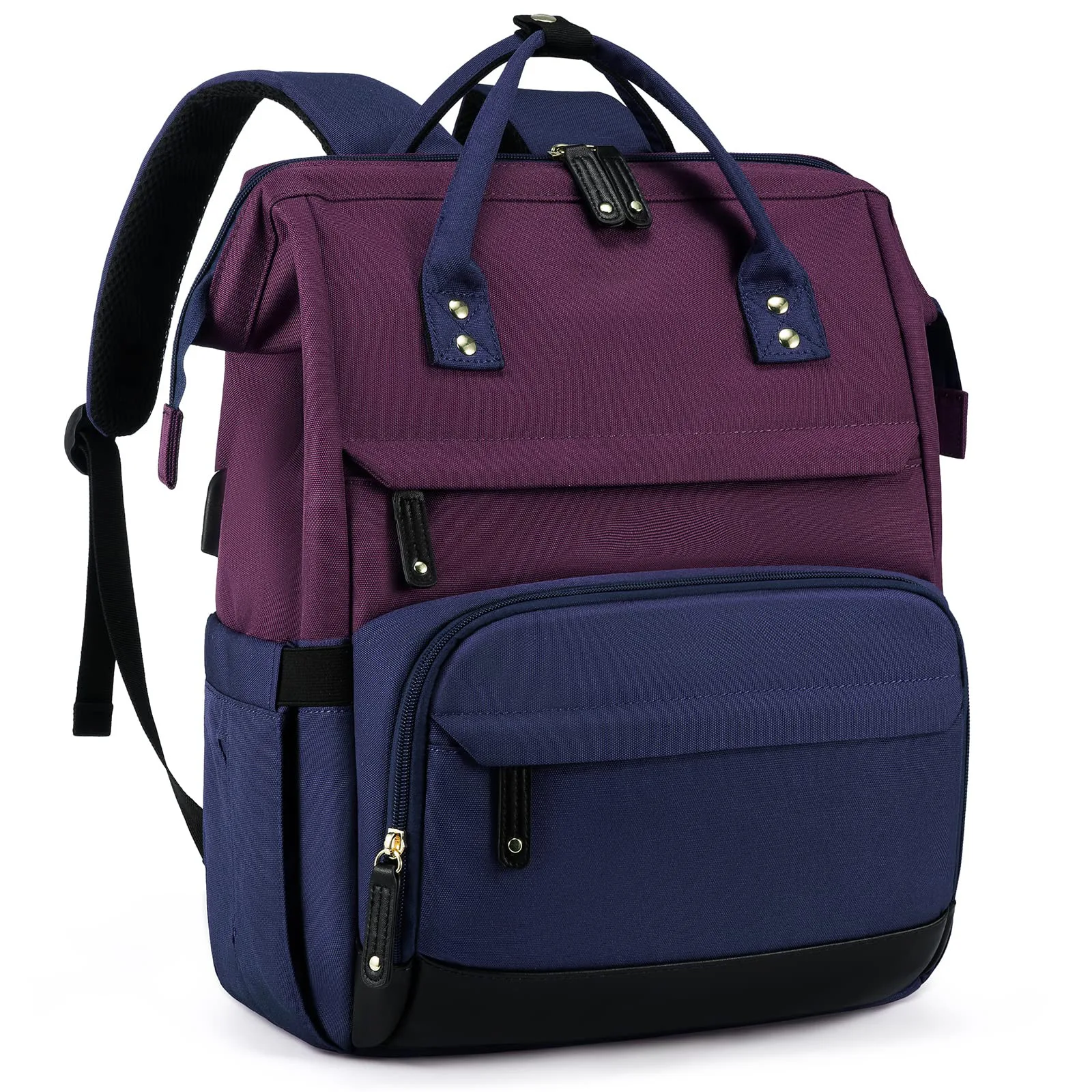 Large Capacity Waterproof Nursing Bag Women's Laptop Business Wallet Casual Backpack For College And Motorcycle Equipment Access