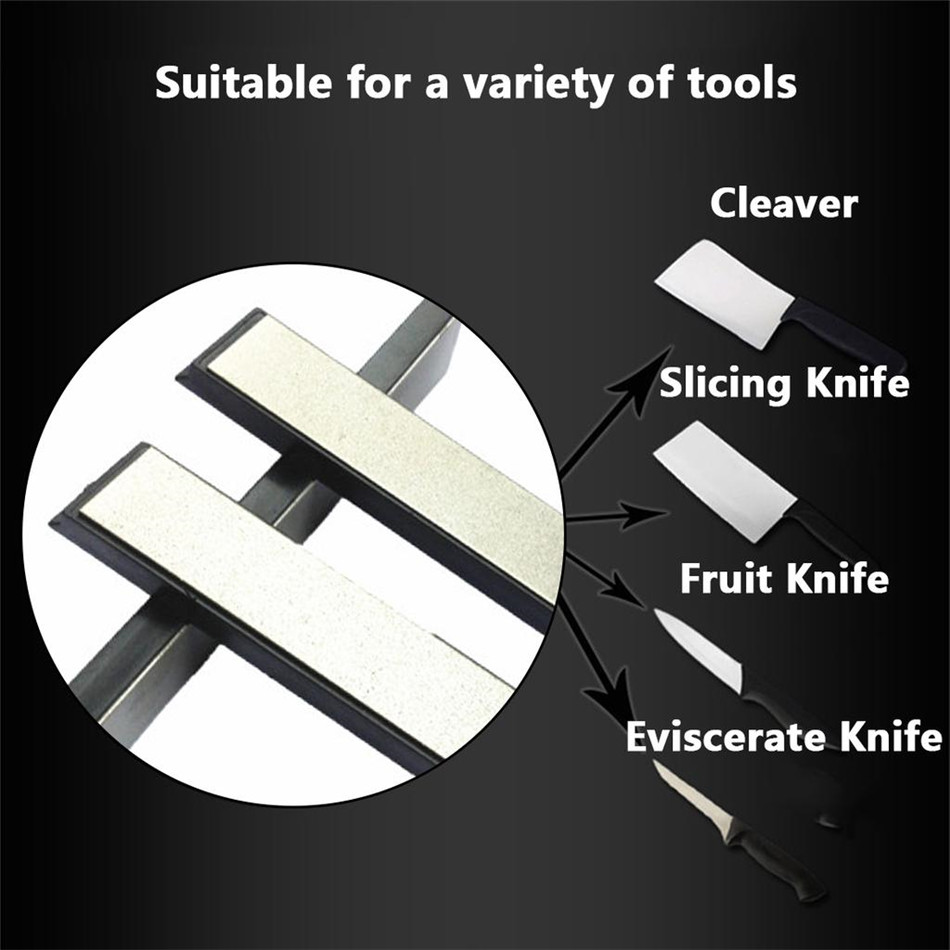 SEAAN 240/400/600/1000 grit diamant messenslijper Hoek slijpsteen Slijpsteen Professionele Messenslijper tool bar