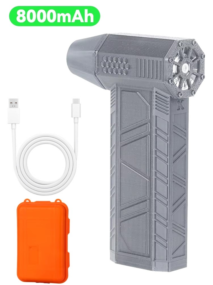 송풍기 nyeste mini-turbojetvifte turbovoldvifte kraftig blåser med høyhastighets kanalvifte 45m/ sekunder voldsom blåser jettørking 110,000 o/min: Brun