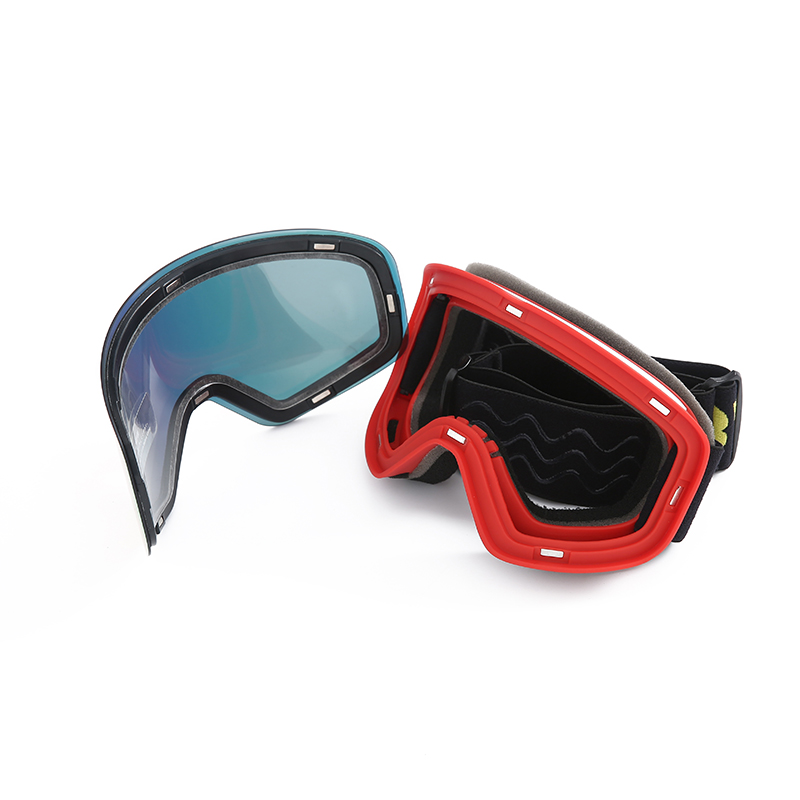 Skibrille mit magnetischer Doppelschichtlinse, Magnet, Skifahren, Antibeschlag, Snowboardbrille, Herren und Damen, Skibrille, Brillen, mehr Linse