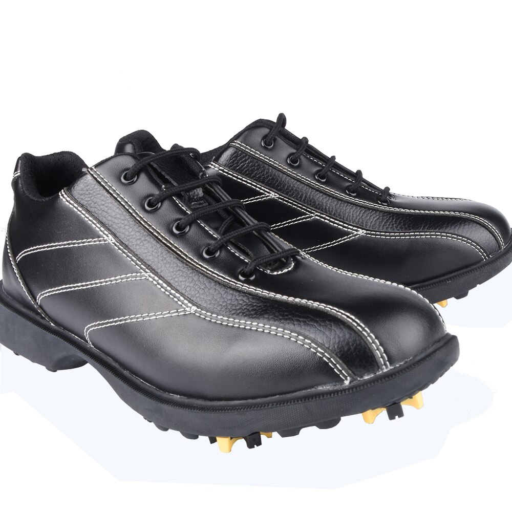 Zapatos de golf profesionales para hombre, zapatillas deportivas de golf impermeables con pinchos