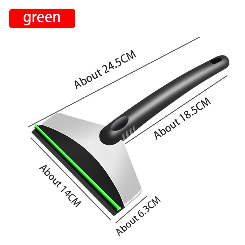 Car Portable Multifunctional Stainless Steel Ice Snow Shovel Anti-ski Shovel Window Snow Clear Auto Scraper Snow Remover Shovel: Blue