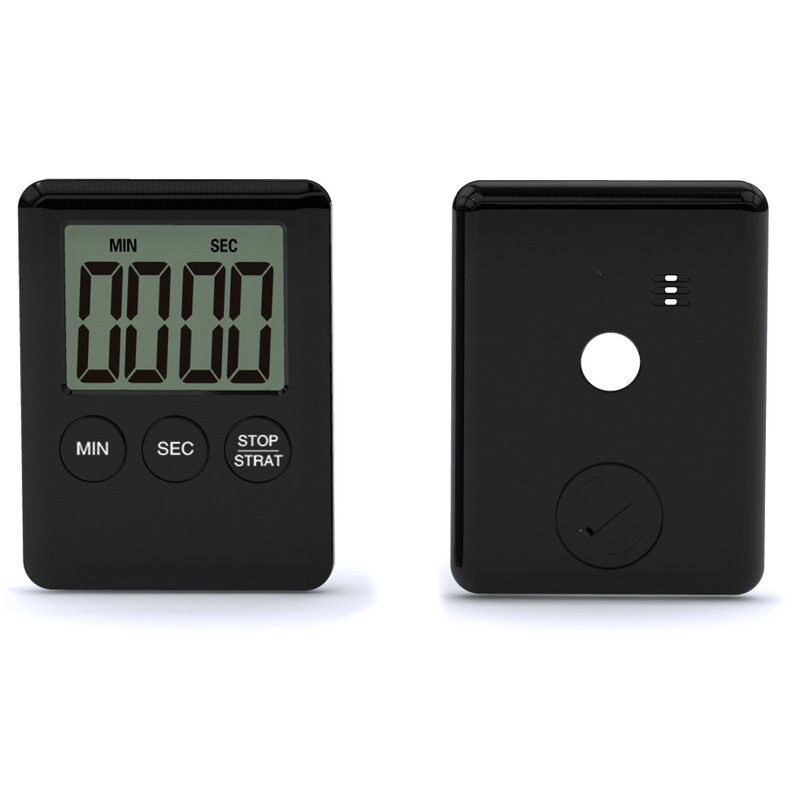 8 Kleuren Eenvoudige Vierkante Lcd Digital Koken Timer Student Leren Timer Keuken Bell Stopwatch Voor Keuken Bakken Countdown