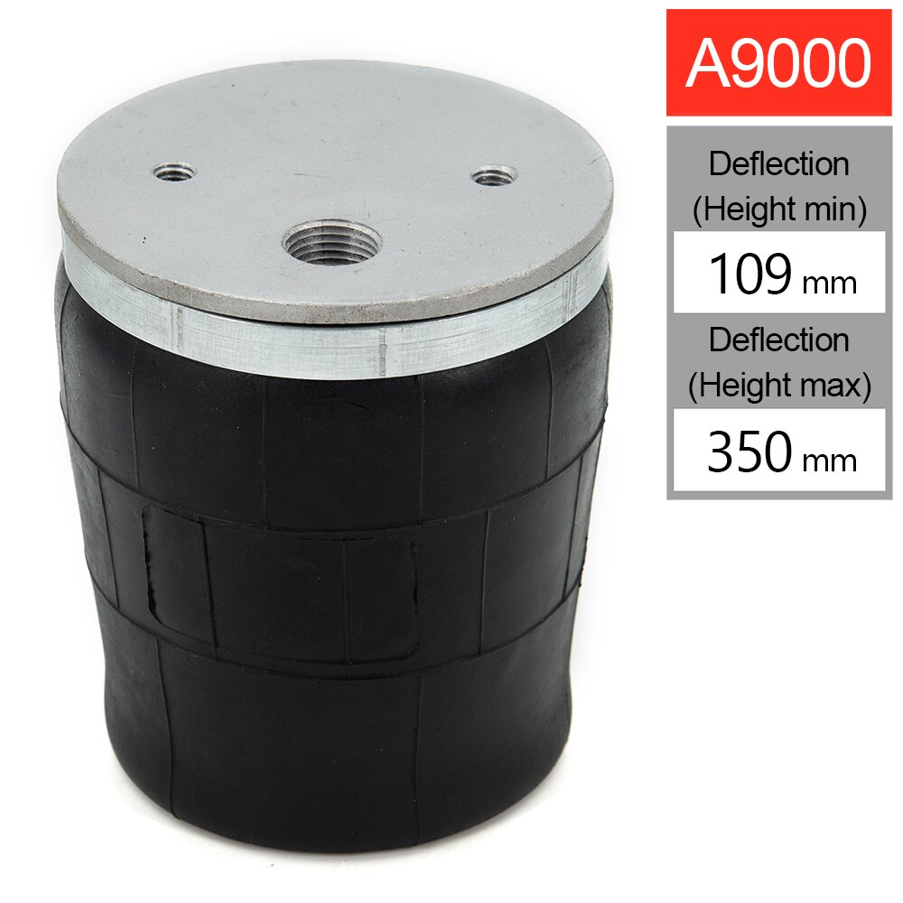 Air ride Springs suspension A9000 1/2NPT Air Single Port Truck Rubber shock absorption bag