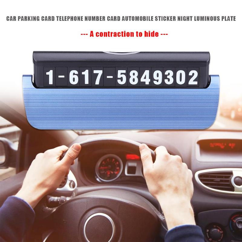 Bil tillfällig parkering kort tryck typ auto klistermärke telefonnummer kort tillfällig parkering bil not skylt nummer