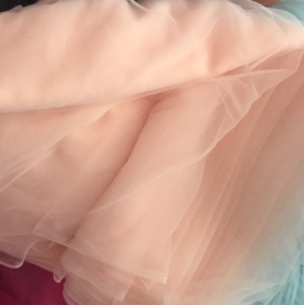 Blød lyserød nylon mesh net tyl lys blød gaze væv ren stof 65 " 165cm bred 2 yards / lot til bryllup ball kjole tutu slør