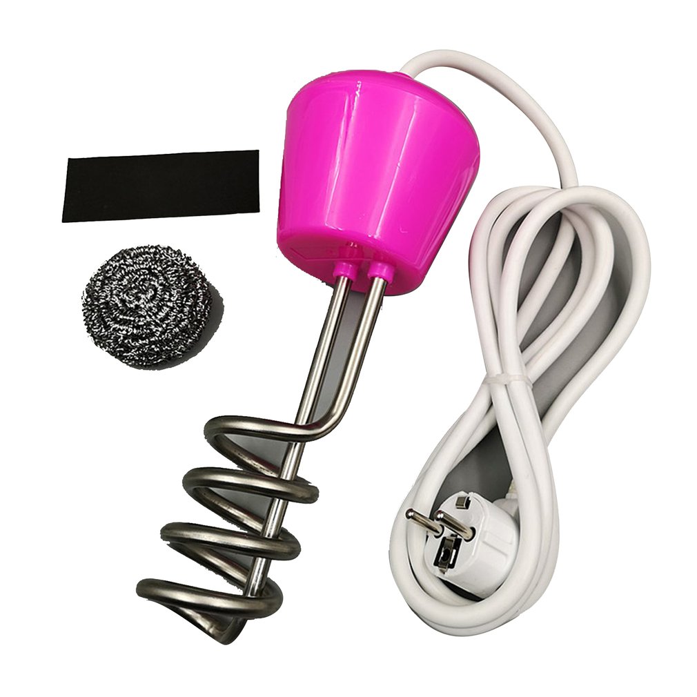 3000W Electric Floating Speed Immersion Boiler Bath Tub Water Heater and Cable: Black