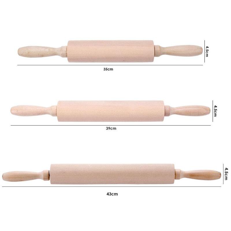 Küche Holz Rolle Stift Fondant Kuchen Teig Backen Kekse Keks Braten Holz Pizza Nudel rollen Kleine Gerät