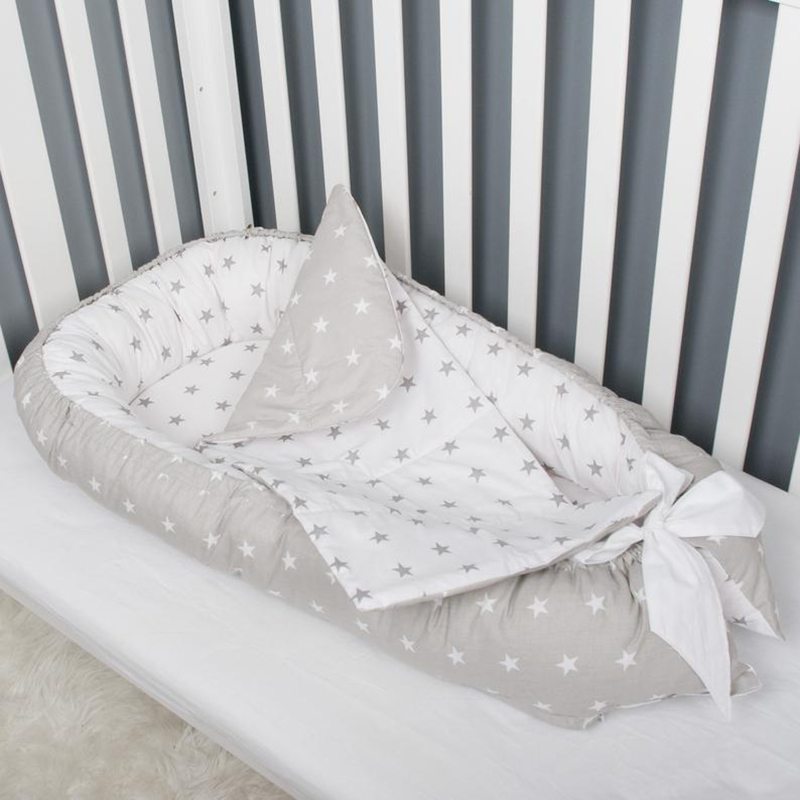 Baby bærbar barneseng baby seng nyfødt udendørs sovende søm bomuld rejse krybbe sove kurv multifunktion