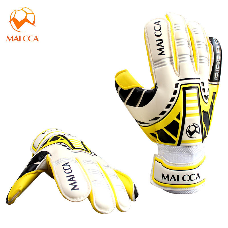 Maicca fodbold målmandshandsker træningshandsker fingerbeskyttelse fodbold fodbold handsker tykkere latex målmand