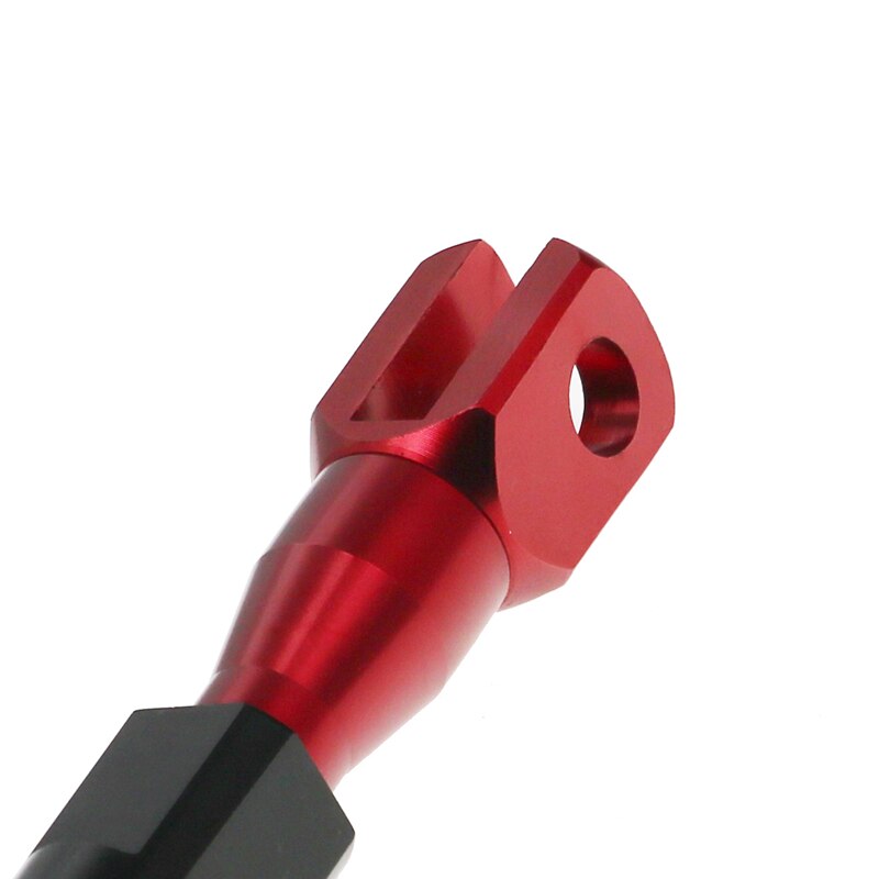 MotoLovee Motorcycle Adjustable Height 21-25CM Kickstands Motor Scooter Modified Foot Bracket CNC Aluminum Alloy Side Stand