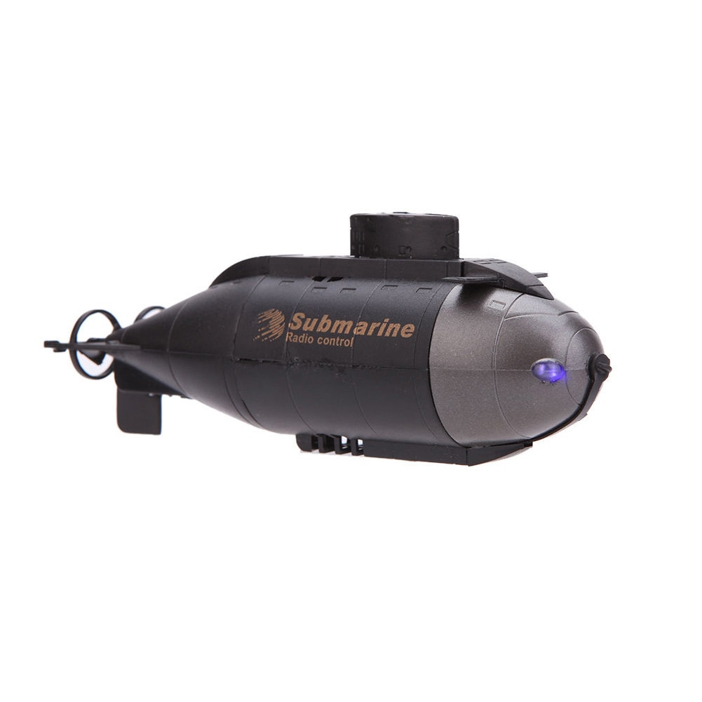 Mini RC Submarine Wireless Plastic With LED Light Rechargeable 40MHz Transmitter Waterproof