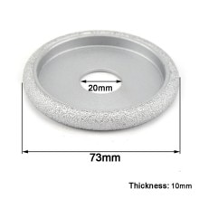 3 \ \ \ "Gesoldeerde Diamant Slijpschijf Vacuüm Romeinse Schurende Voor Steen Haakse Slijper