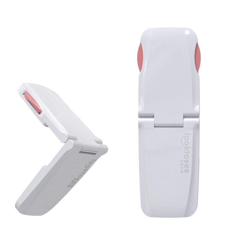 Weiß Schublade Schloss Baby Sicherheit Schutz Doppel Verwenden Rechten Winkel Schrank Türschlösser freundlicher Schutz Multi-Funktion Kunststoff Schnalle: Rosa 1PC