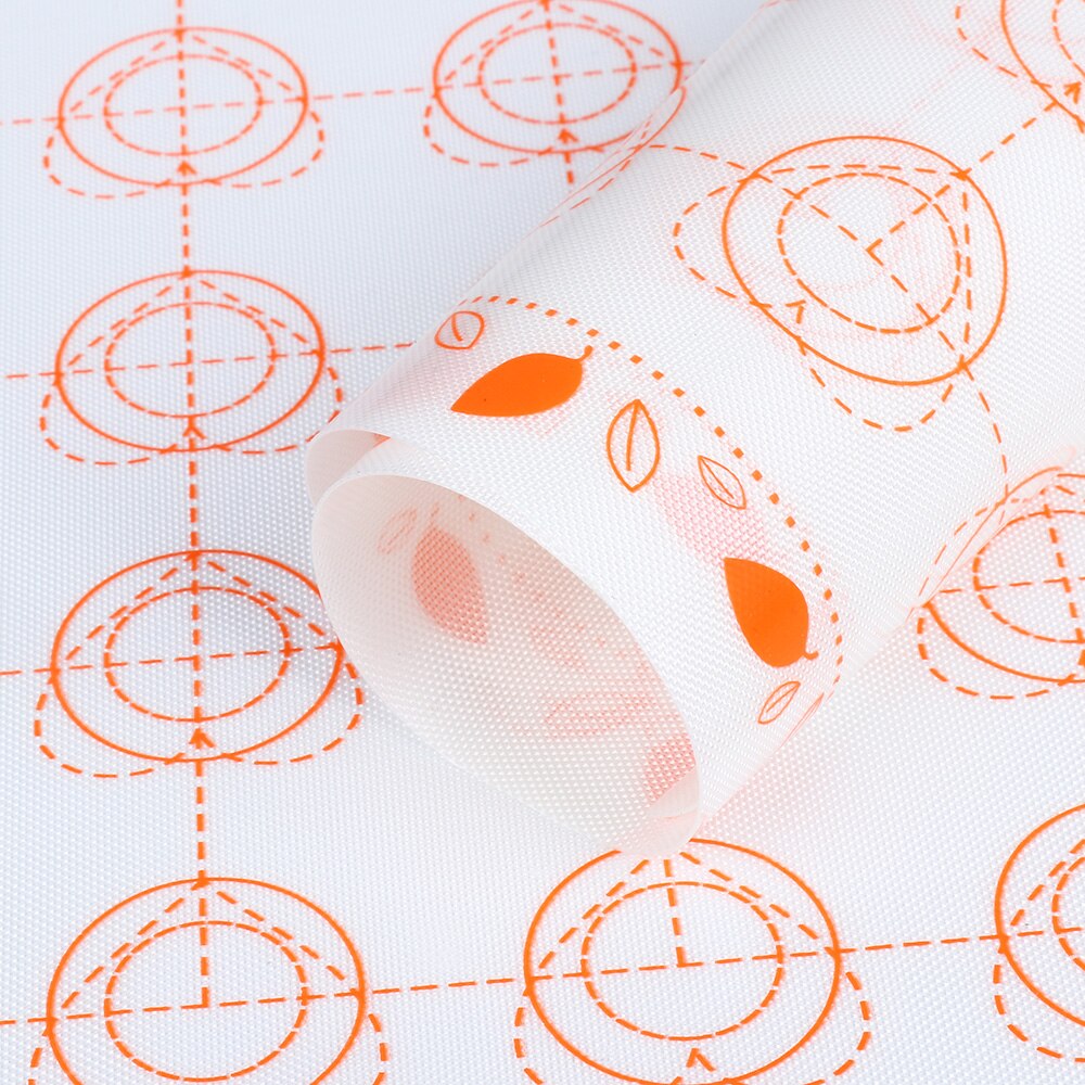 Siliconen Cake Sheet Rolling Pad Food Grade Macaron Bakken Mat Non Stick Kneden Deeg Bakvormen Oven Gebak Koken Gereedschap