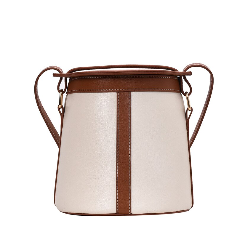 Einfache Umhängetasche Eimer Tasche Frühjahr Neue Stil retro Schulter Kapazität Große Tasche Hand tasche