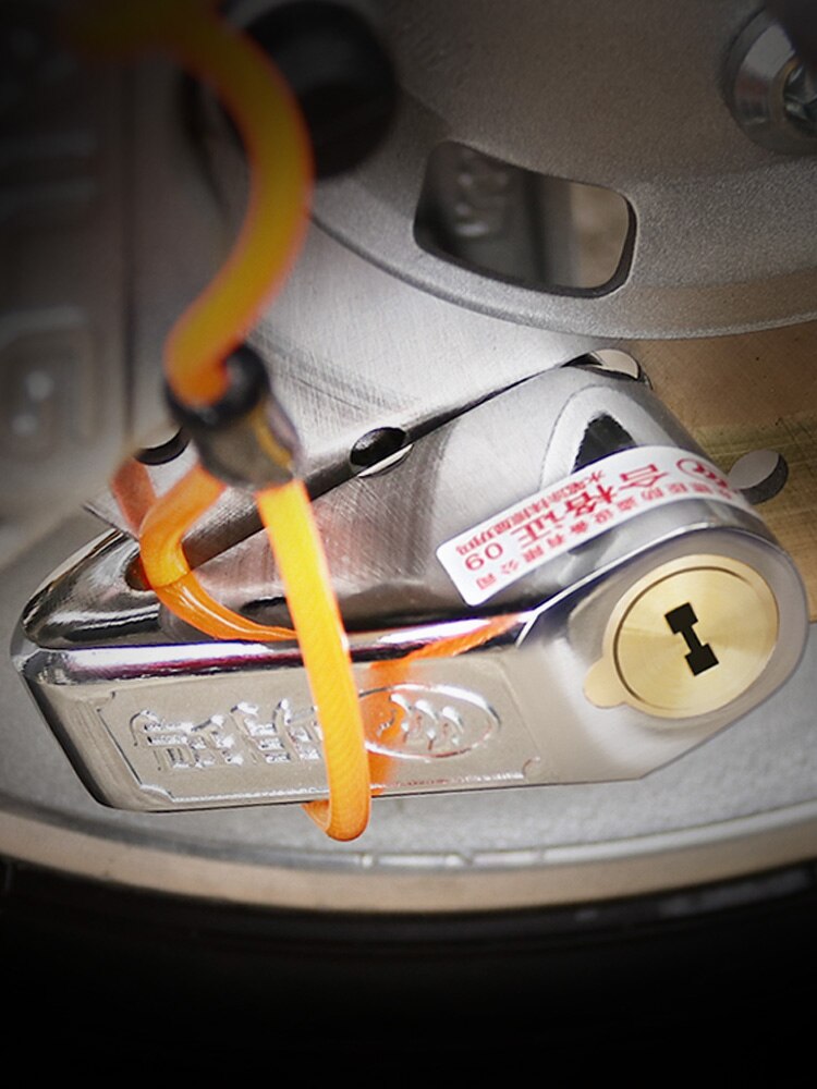 GH Anti theft Disk Disc Brake Rotor Lock For Scooter Bike Bicycle Motorcycle SafetyLock For Scooter Motorcycle Bicycle Safety