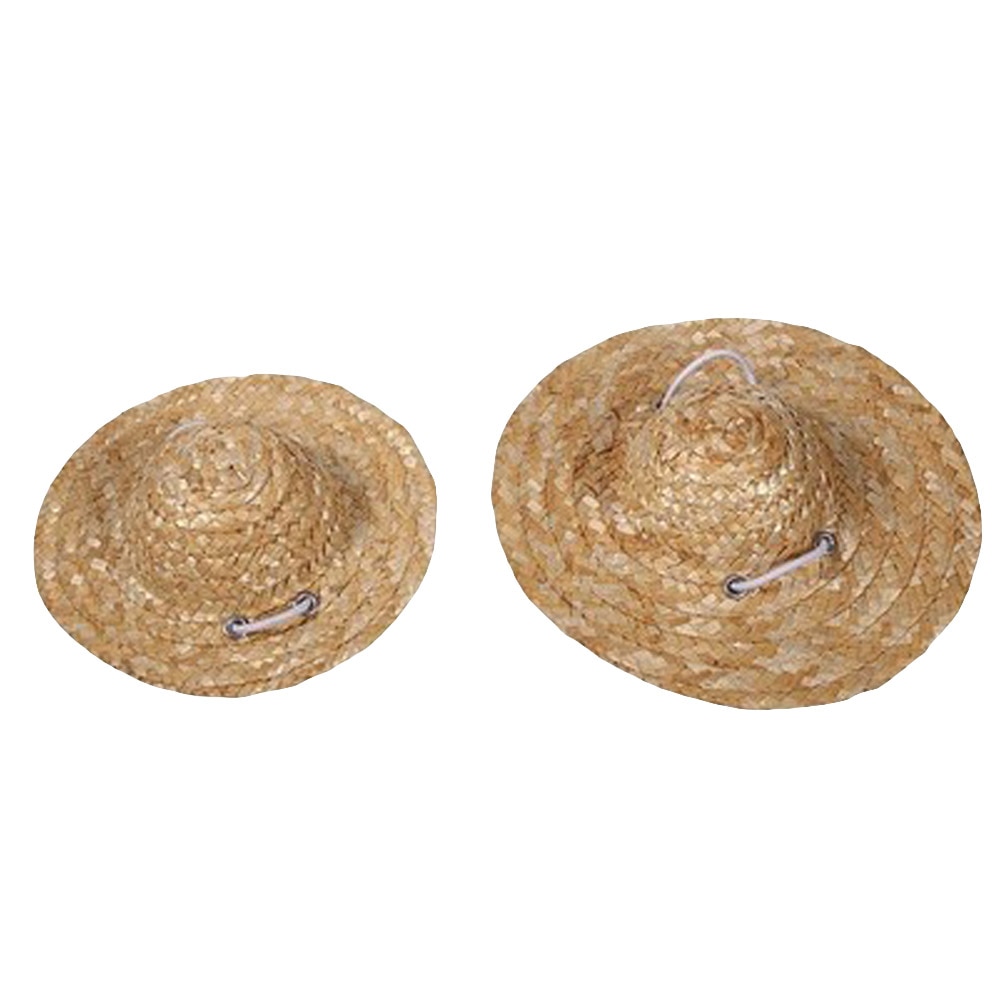 Chapeau de paille d'été 1 pièce | Animal domestique, chat Cool chapeau de paille, chapeaux soleil, fournitures pour chiots, accessoires pour animaux de compagnie, Style hawaïen, accessoires pour chiens chats, casquettes