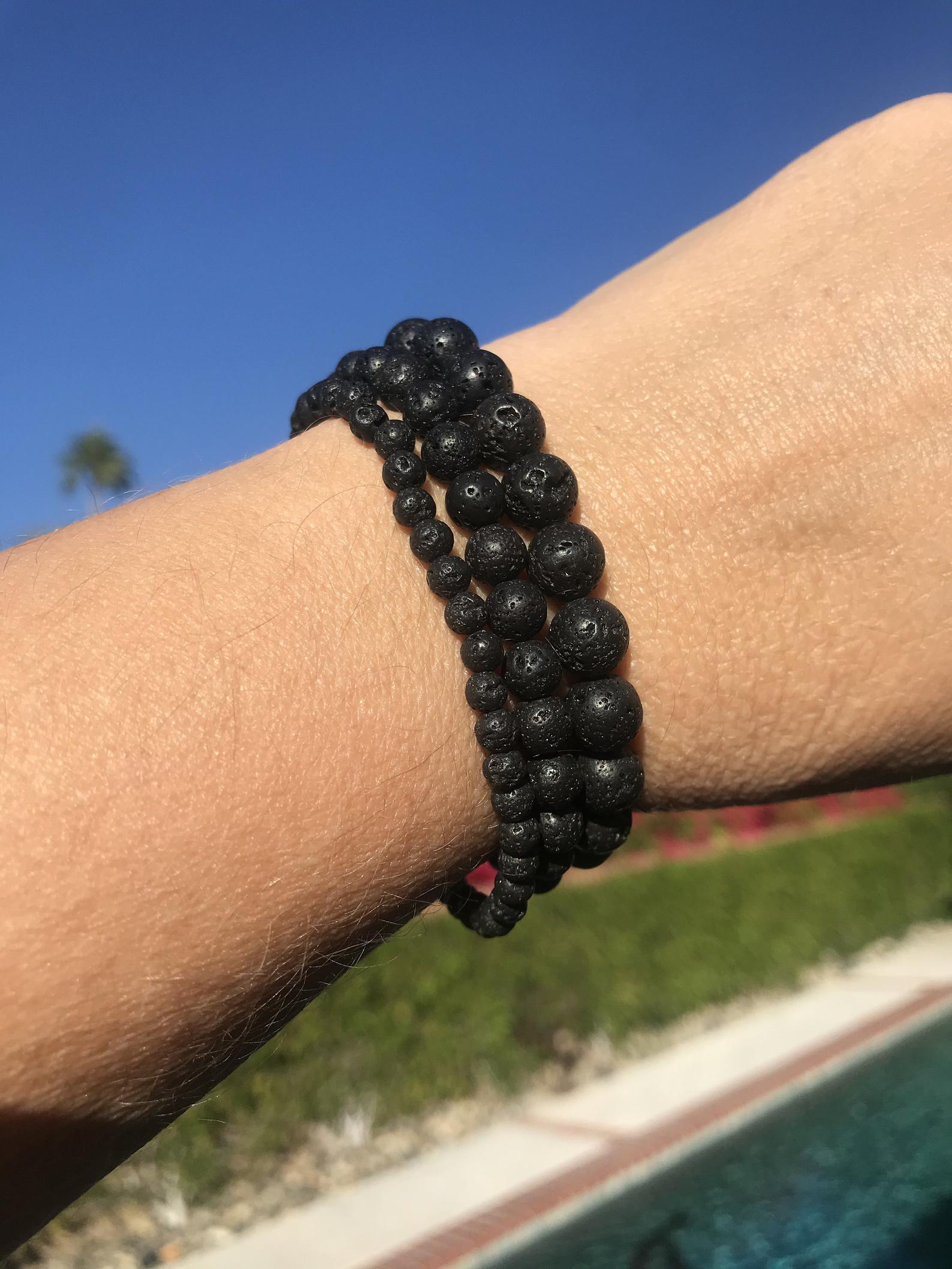 Shungite bracelet from Russia different styles polished EMF protection root chakra healing and cleaning bracelet