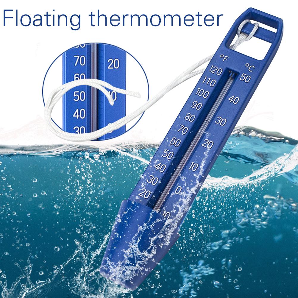 Pool Thermometer Swimming Pool Float Water Thermometer Easy To Read Temperature Display Floating Pool Thermometer