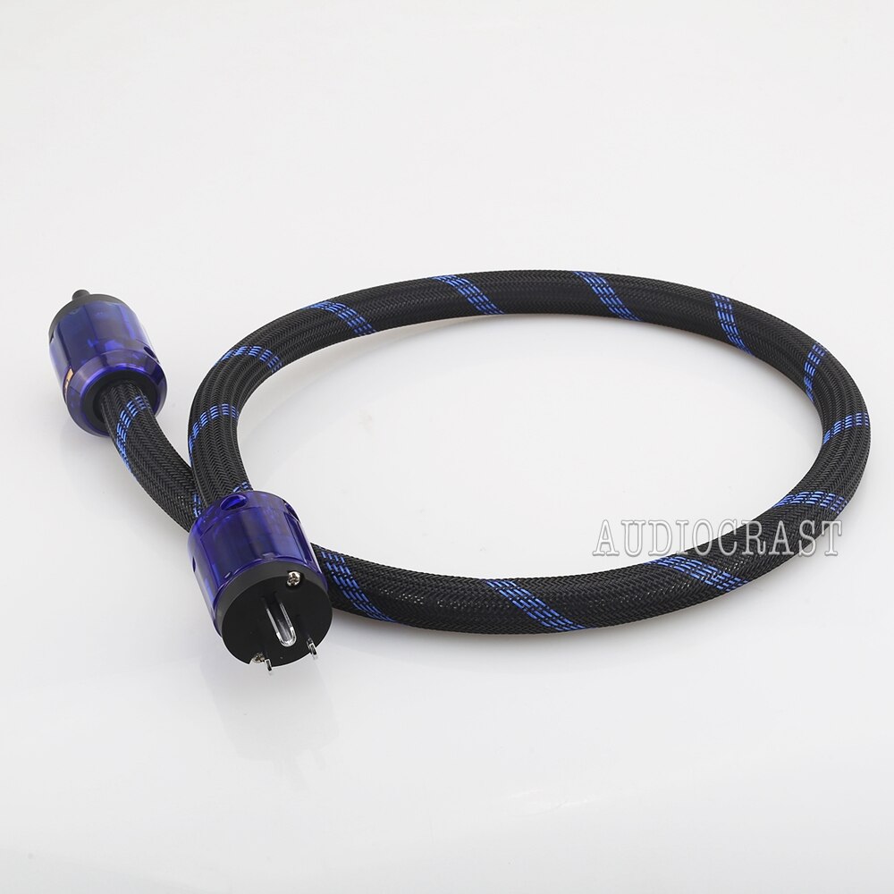 Hi-end ren kobber us strømkabel kabel audiofil strømkabel kabelus-plugg med figur 8 iec  c7 iec strømkabel hifi