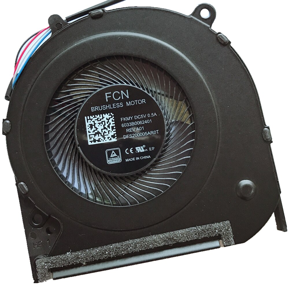 laptop CPU cooling fan Cooler Notebook PC for HP 14-CF 14-CK 14-CM 240 246 G7 240G7 246G7 6033B0062401 DFS200005AR0T FKMY