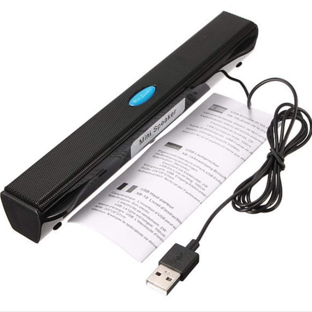 Bekabelde en draadloze mini soundbar luidspreker krachtige usb 2.0 stereo luidspreker muziekspeler voor computer desktop laptop notebook pc