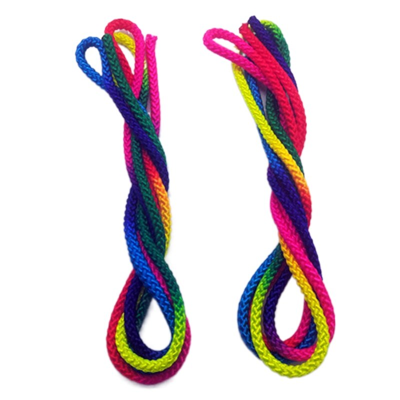 Farbe Rhythmische Gymnastik Seil Feine Farbe Gymnastik Seil Feine Gymnastik Requisiten Bunte Gymnastik Sieben-farbe tanzen Fitness