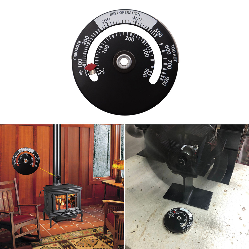 Huisverbetering houtkachelthermometer open haardventilator kachelthermometer met sonde huishoudelijke gevoeligheid barbecue oven