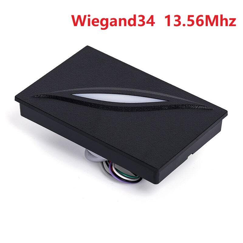 Rfid wiegand 26- lezer /125 khz id/em-kaart, lezer-waterdichte proximity wg-kaartlezer  kr100 toegangscontroller