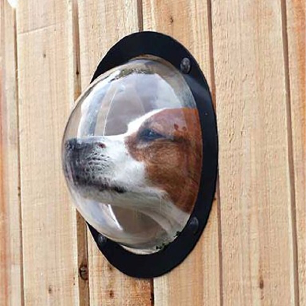 Acrylic Pet Dog Fence Window Cats Dogs Peek Bubble Durable Dome Window Dog Threshold