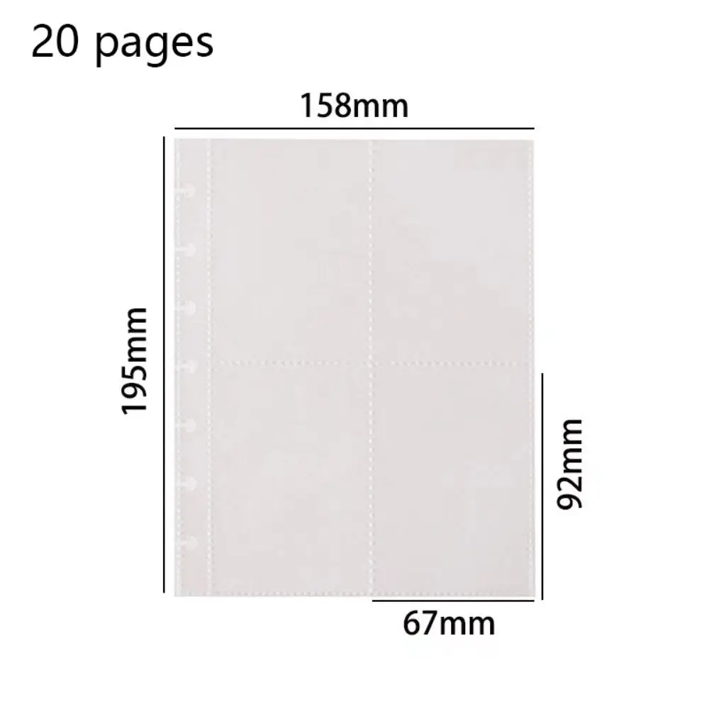 Multi-Taschen 3-Zoll-Fotoalbum eins Stil Idol Karten sammeln Buch kpop Karten Halfter verlieren blatt Bindemittel Foto karten Halfter: Licht Grün