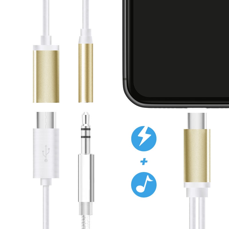 Adapter Cables For Apple Audio Charging Connector For Moto Audio Splitter To 3.5mm Headphone Adapter AUX Splitter