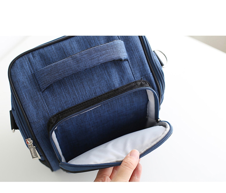 9L thickening cooler bag thermal lunch picnic box ice pack cans holder meal drinks insulation cool shoulder bag cool handbag