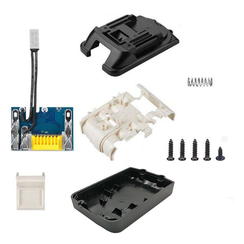 dawupine BL1815 Battery Plastic Case (no battery cell) Charging Protection Circuit Board For MAKITA 18V 1.5Ah 2Ah BL1815 BL1830: BOX with PCB